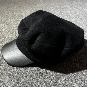 Elegant Black Women's Newsboy Cap